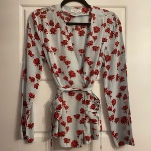 Equipment Floral Blouse